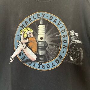 Harley-Davidson Black Graphic T-Shirt